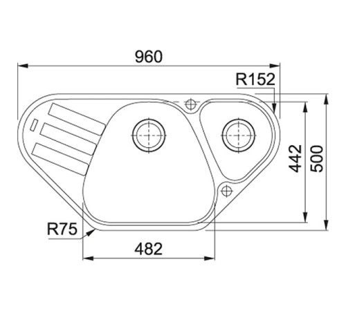 Кухонна мийка FRANKE ANTEA AZG 661-E (114.0499.223) Фраграніт-онікс