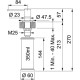 Дозатор миючих засобів FRANKE SIRIUS (119.0500.471) Хром