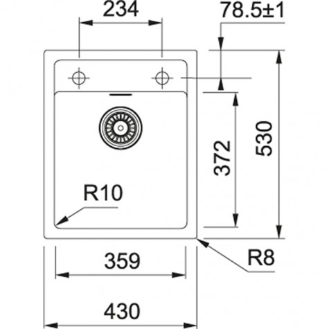 Кухонная Мойка FRANKE SIRIUS SID 610-40 (114.0498.002) Тектонайт-маскарпоне