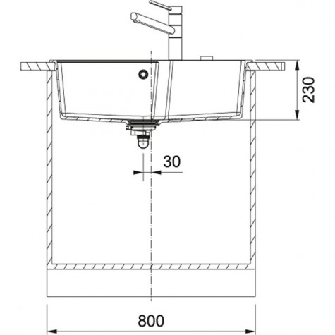 Кухонная Мойка FRANKE URBAN UBG 610-78 (114.0574.959) Фрагранит-бежевый 