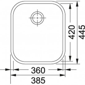 Кухонная Мойка FRANKE ZODIACO ZOX 110-36 (122.0021.441) Нерж.сталь-полированная